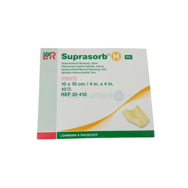 Suprasorb H -  Pansement Hydrocolloïde fin - 10x10cm - 10pc