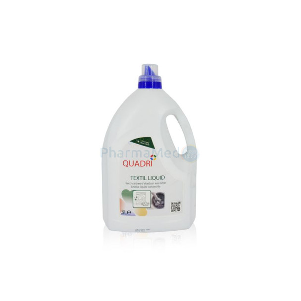 QUADRI TEXTIL lessive liquide Professionnel - 3L