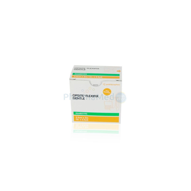 Opsite flexifix gentle - 2,5cm x 5m - 1 rouleau