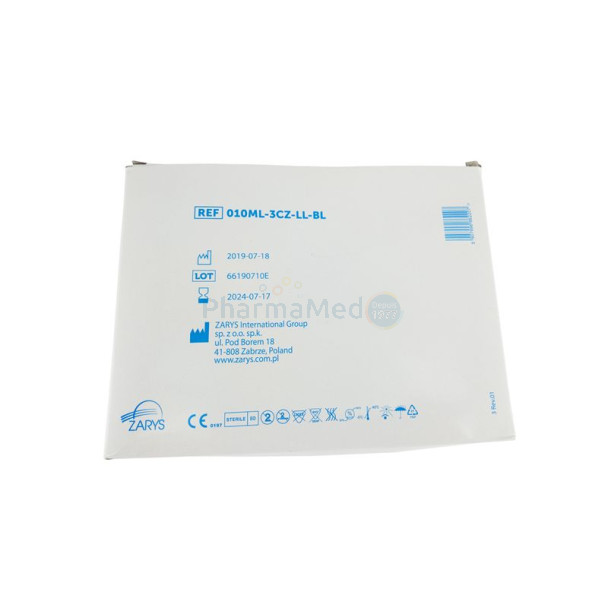 Seringues ZARYS dicoNEX luer lock - 10ml - 100pc