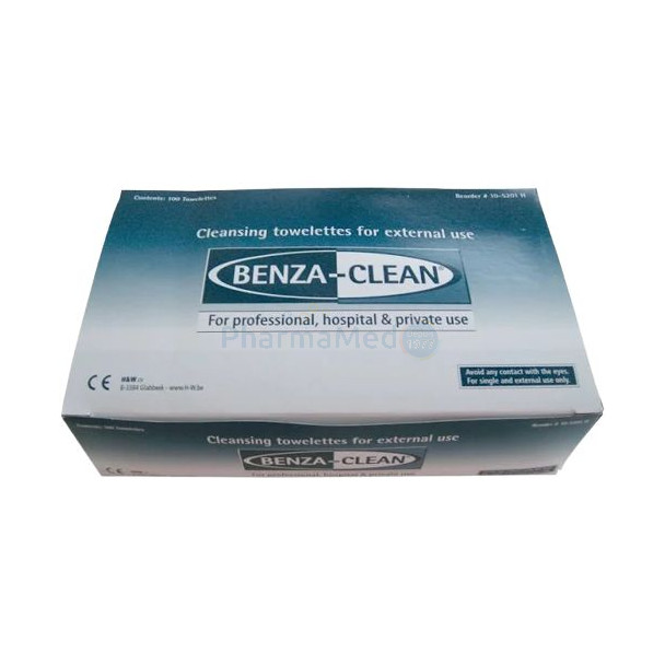 Lingettes désinfectantes BENZA CLEAN - 20x100pc
