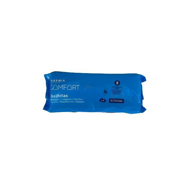 Lingettes corporelles PHARMIA confort 20x25cm - 60pc