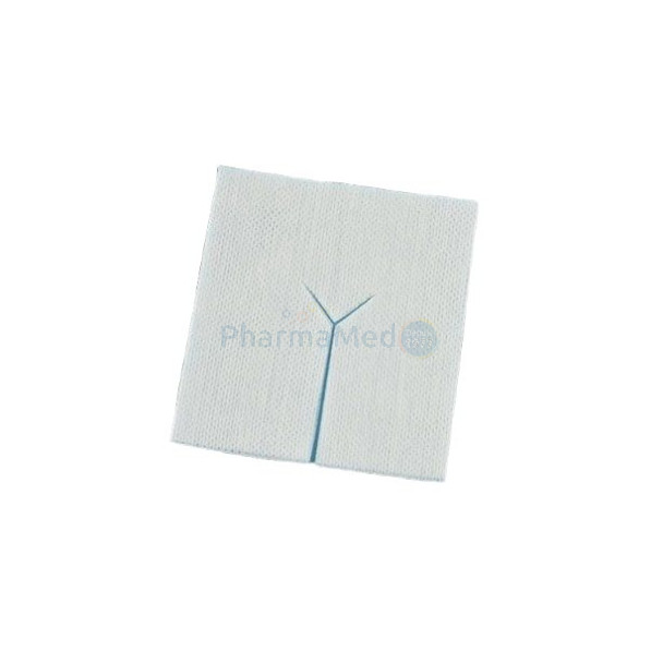 Compresses trachéo Y non-tissées stériles ZARYS - 10x10cm - 20x5pc