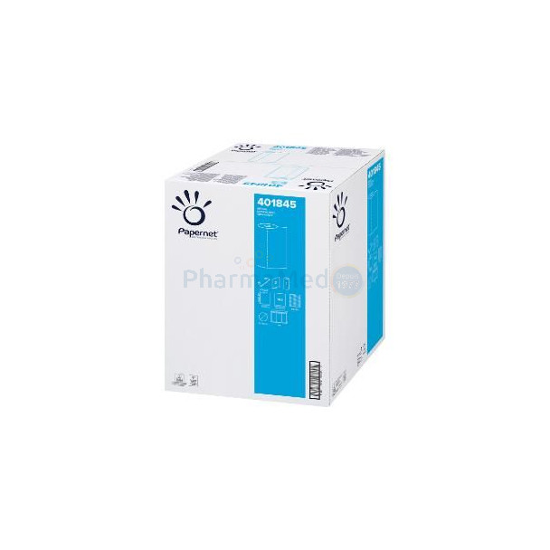 Drap d'examen gauffré PAPERNET 2plis 50cmx50m celllulose pure - 1 rouleau