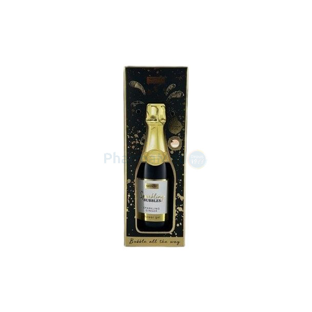 Shampoing champagne + fleur de douche - 300ml - noir/rose