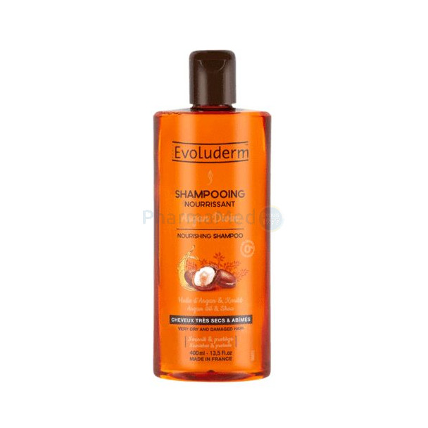 EVOLUDERM Shampooing à l'huile d'Argan - 400ml