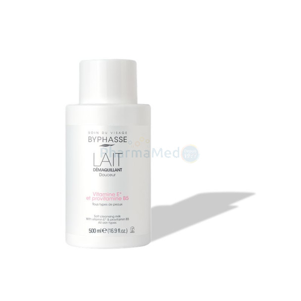 BYPHASSE Lait démaquillant douceur visage et yeux 500ml