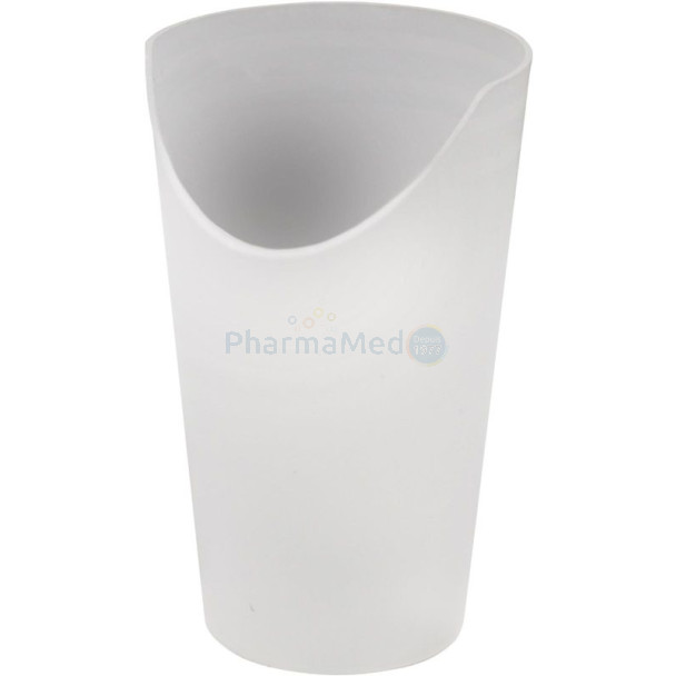 Verre à découpe nasale ergonomique translucide - 1pc