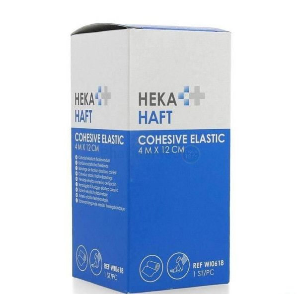 HEKA HAFT bandage adhésif - 12cm x 4 m - 1pc