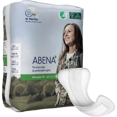 Couches anatomiques ABENA Light Mini+ 1A/16pc