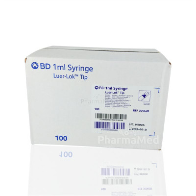 Seringues BD luer lock - 1ml - 100pc