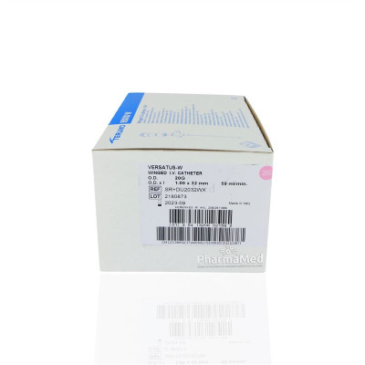 VERSATUS cathéter court à ailettes - Rose - 20G - 32x1mm - 50pcs