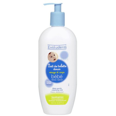 EVOLUDERM Lait de toilette doux bébé - 500ml