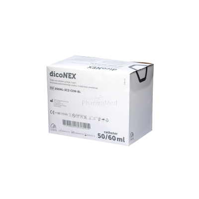 Seringues ZARYS dicoNEX 50ml embout catheter - 25pc