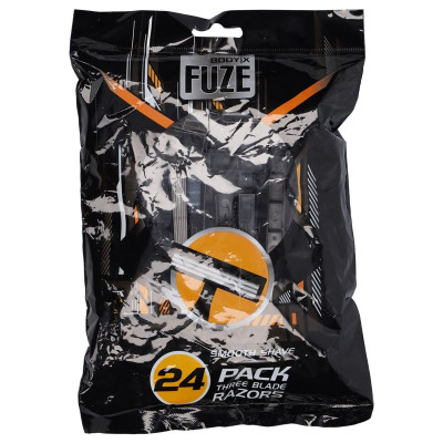 Rasoirs jetables FUZE 3 lames - 24pc