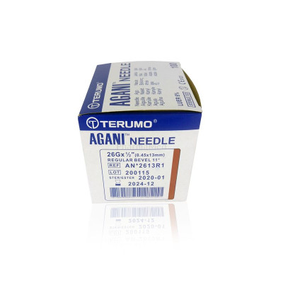 Aiguilles TERUMO Agani - 26G½    (0,45x12mm) - 100pc