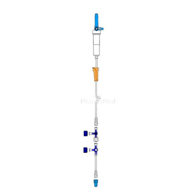 Set à perfusionSTOPAR - 2 robinet à 3 voies