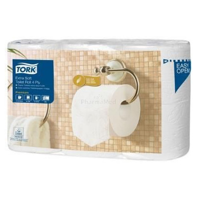 Pap. hyg. TORK PREMIUM 4plis 153cp blanc - 1rl