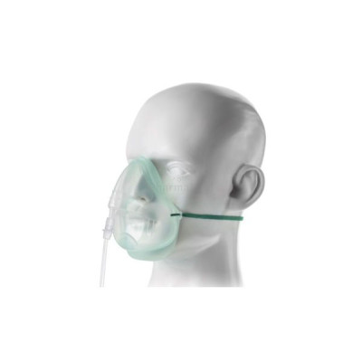 Masque Intersurgical EcoLite™ oxygène adulte avec tuyau 2 - 40pc