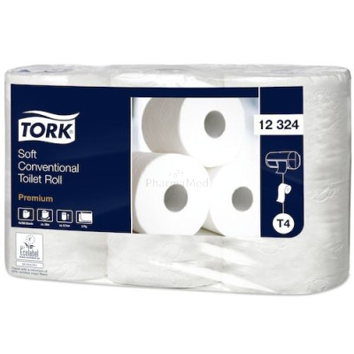 Papier toilette Tork 2 plis 49,5m T4 400cp - 42 rouleaux