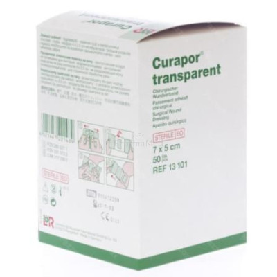CURAPOR Transparent ST 7x5cm .........(50pcs)