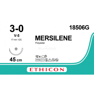 MERSILENE 3/0 18506G V-5 45cm - 12draden