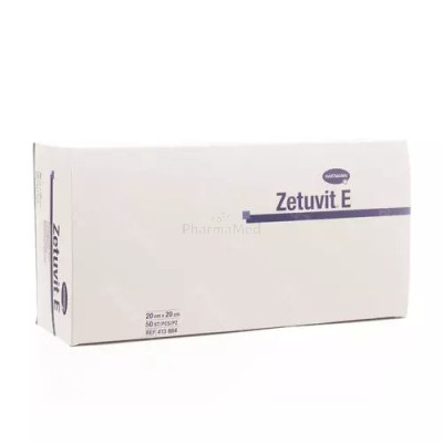 Compresses absorb. non-stériles ZETUVIT E - 20X20cm - 50pc