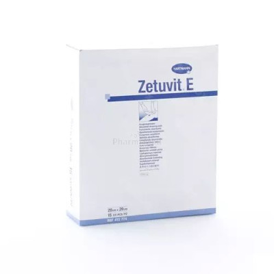 Compresses absorb. non-stériles ZETUVIT E - 20X20cm - 15pc