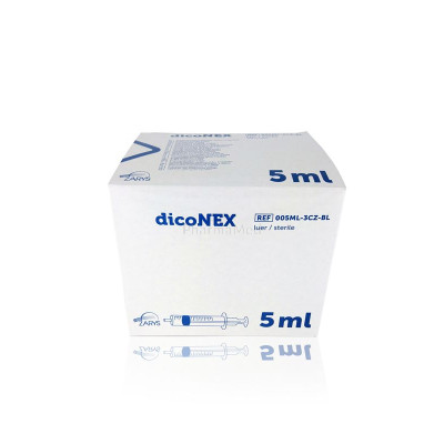 Seringues ZARYS dicoNEX sans latex - 5ml - 100pc