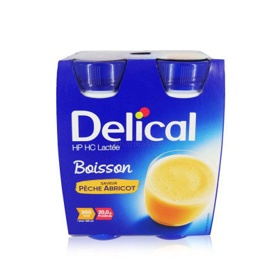 Delical HP/HC (4x200ml) - Delical HP/HC pêche/abricot.........(4x200ml)