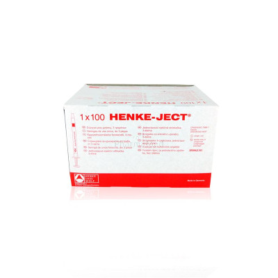 HENKE-JECT Seringues à tuberculine jetables 1 ml ST - 100 pcs