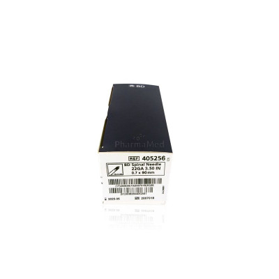Aiguilles BD SPINAL 22Gx3½" jaune .....(25pc)