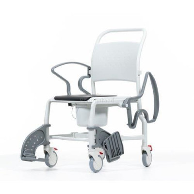 Chaise de douche à roulettes REBOTEC BONN - gris-gris