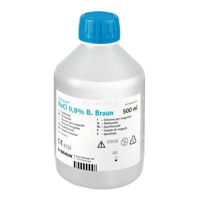 Serum physiologique NaCl 0,9% BBRAUN ECOLAV - 500ml