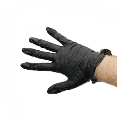 Gant hybride noir VI-NI 5g - Medium - 100pc