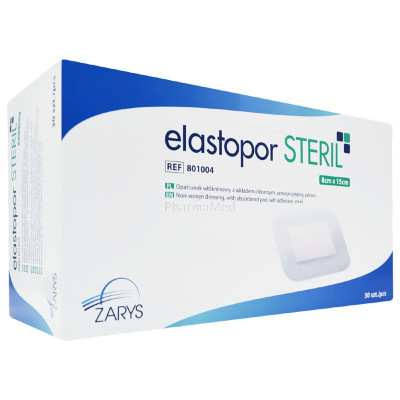 ELASTOPOR Stérile pansement post-op ZARYS - 8x15cm - 30pc