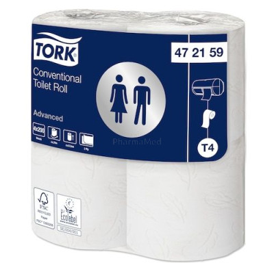 Papier toilette TORK 2plis 200 coupons blanc advanced - 1 rouleau