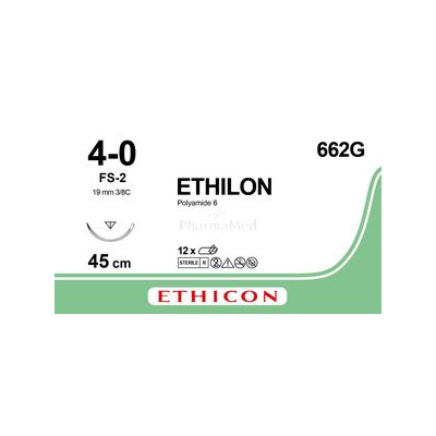 ETHILON II BLU 75CM M1 5/0 FS-2 EW661(36fils)