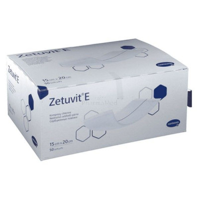 Compresses absorb. non-stériles ZETUVIT E - 15X20cm - 50pc