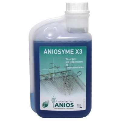 ANIOSYME X3 détergent pré-désinfecant - haute performance - 1L