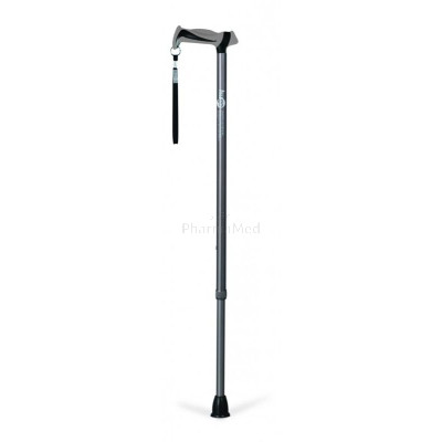 Canne à poignée derby réglable 71-99cm grise