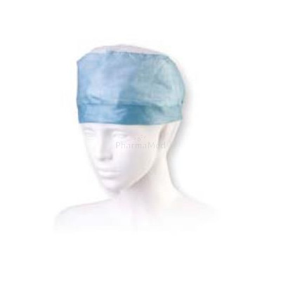 POLA Calot chir. bleu avec élastique - 6x100pcs