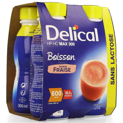 Delical MAX.300ml 600Kcal (4x300ml) - Delical MAX.300ml 600Kcal café .....(4x300ml)