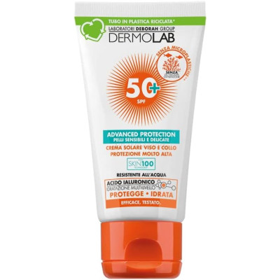 Crème solaire DERMOLAB visage et cou SPF50+ - 50ml