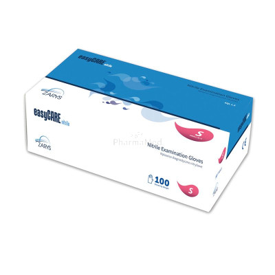 Gants nitrile Easycare bleu sans poudre - Large - 100pc