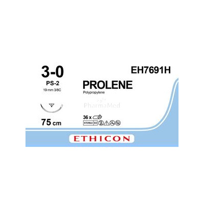 Ethicon PROLENE EH7691H 3/0 bleu 75cm M2/36pc
