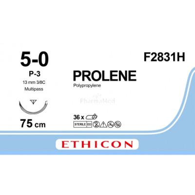Ethicon PROLENE F2831H 5/0 P3 70cm (36fils)