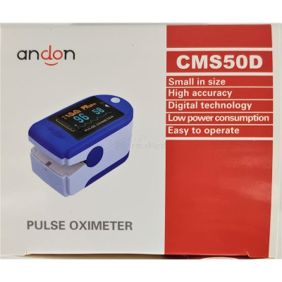 Oxymètre Finger clip CMS50D ss piles ...(1pc)