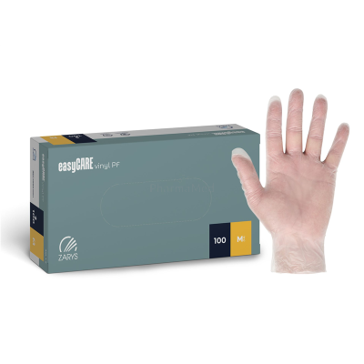 Gants vinyl non poudrés Medium Easycare - 100pc