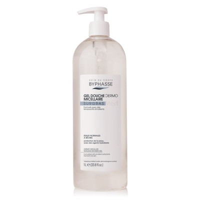 Gel douche BYPHASSE surgras peaux sèches (1L)